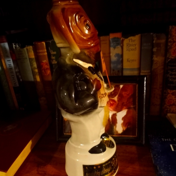 1960 Jim beam empty liquor bottles democrats and Republicans includes paper flag - Picture 10 of 11